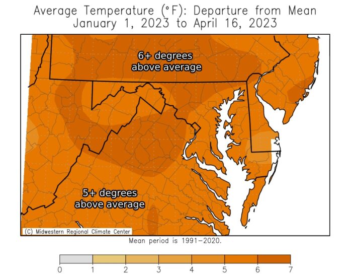 This year so far has been D.C.’s warmest on record