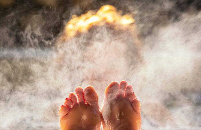 Too hot outside for a workout? A hot bath can actually help.