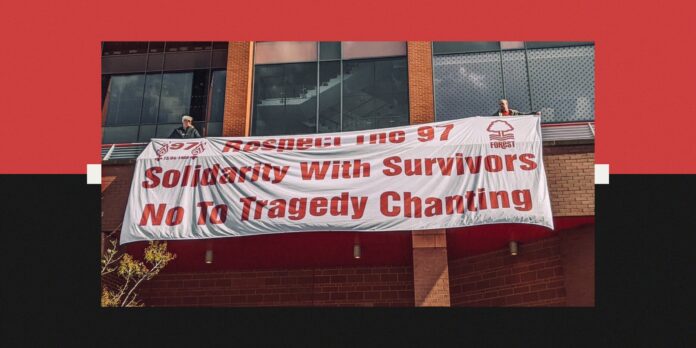 Nottingham Forest, Hillsborough and a 30ft ‘no tragedy chanting’ banner at Anfield