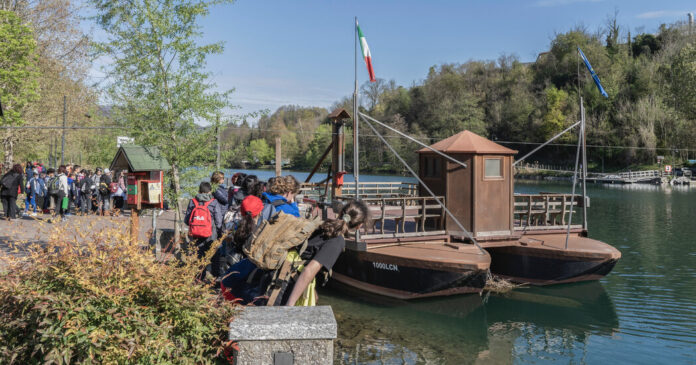 Leonardo’s Ferry Left High and Dry by Global Warming and Red Tape